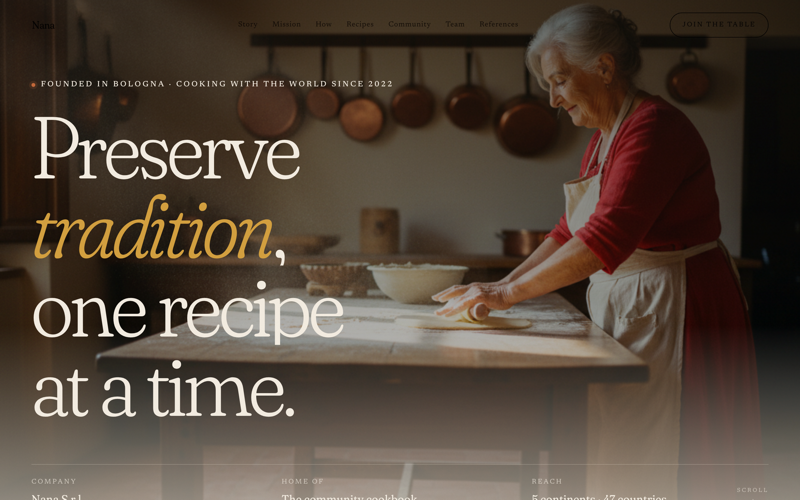 Nana · Community cookbook